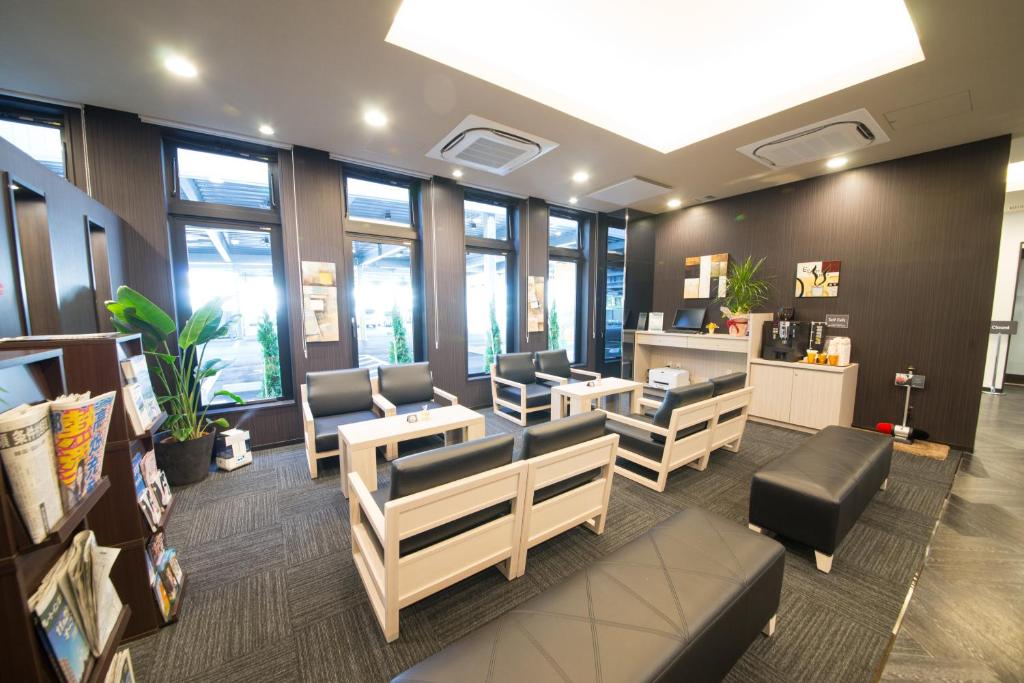 Bar/lounge, Hotel Route Inn Fuji Chuo Koen Higashi in Gotemba