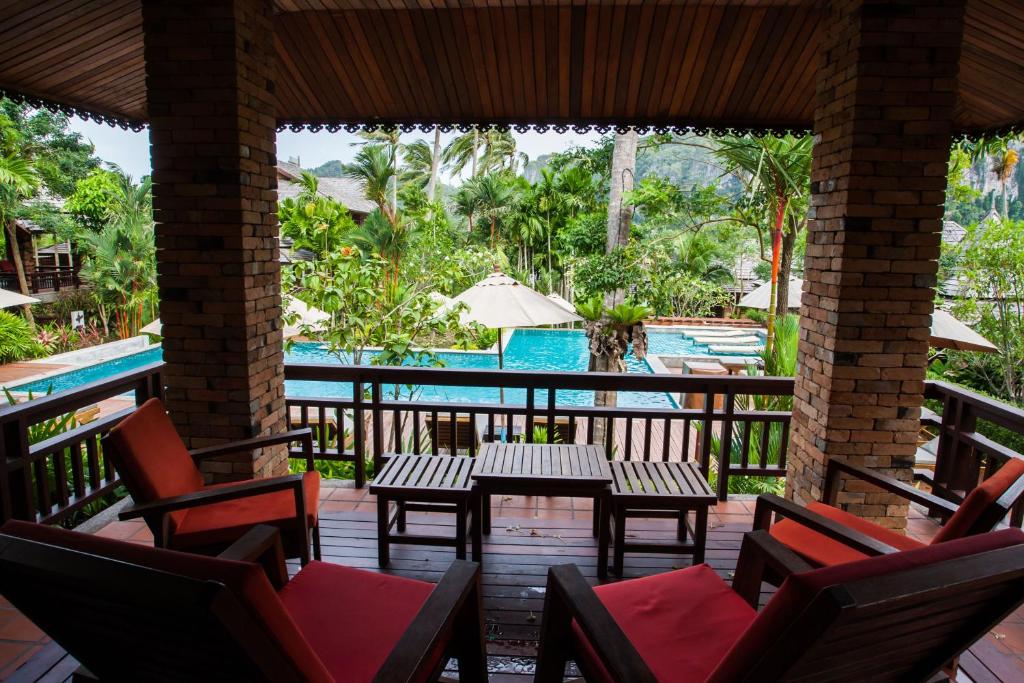 Balcony/terrace, Aonang Phu Pi Maan Resort and Spa in Krabi