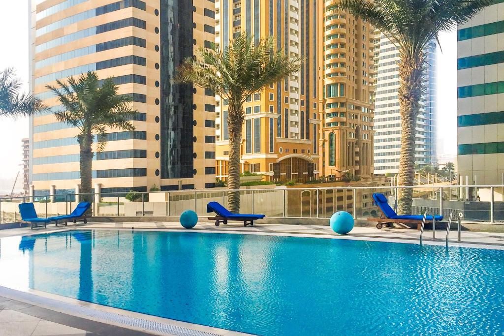 2 Beds with Marina View Torch Tower Dubai Marina photo