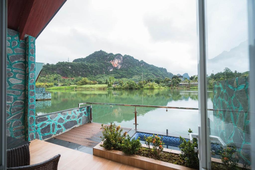Balcony/terrace, Truong Xuan Resort in Ha Giang