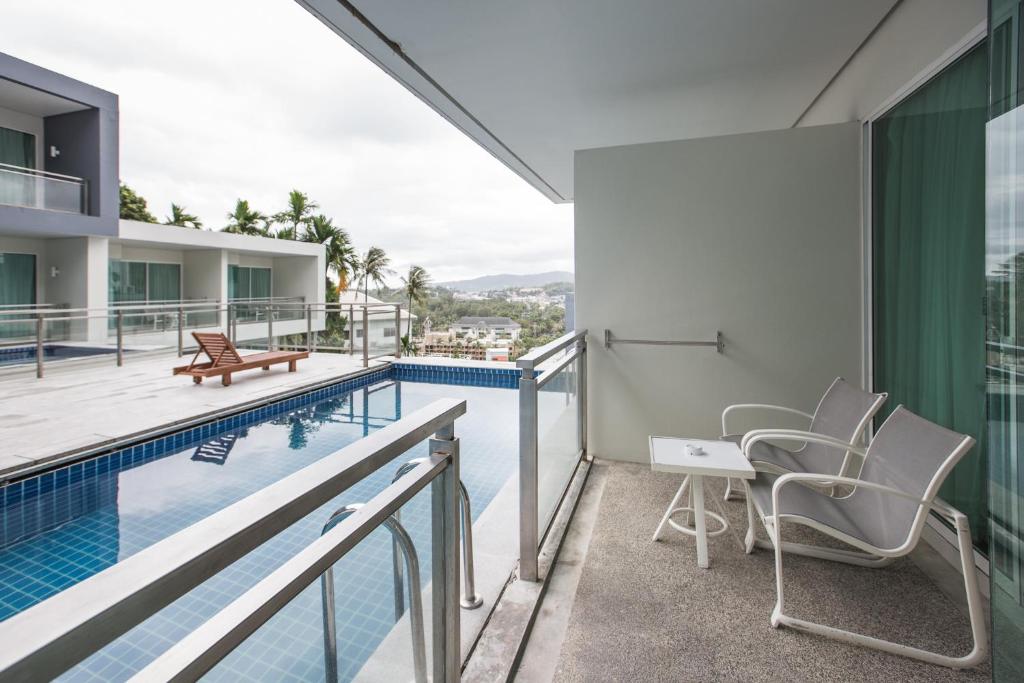 Balcony/terrace, Sugar Palm Grand Hillside Hotel in Phuket