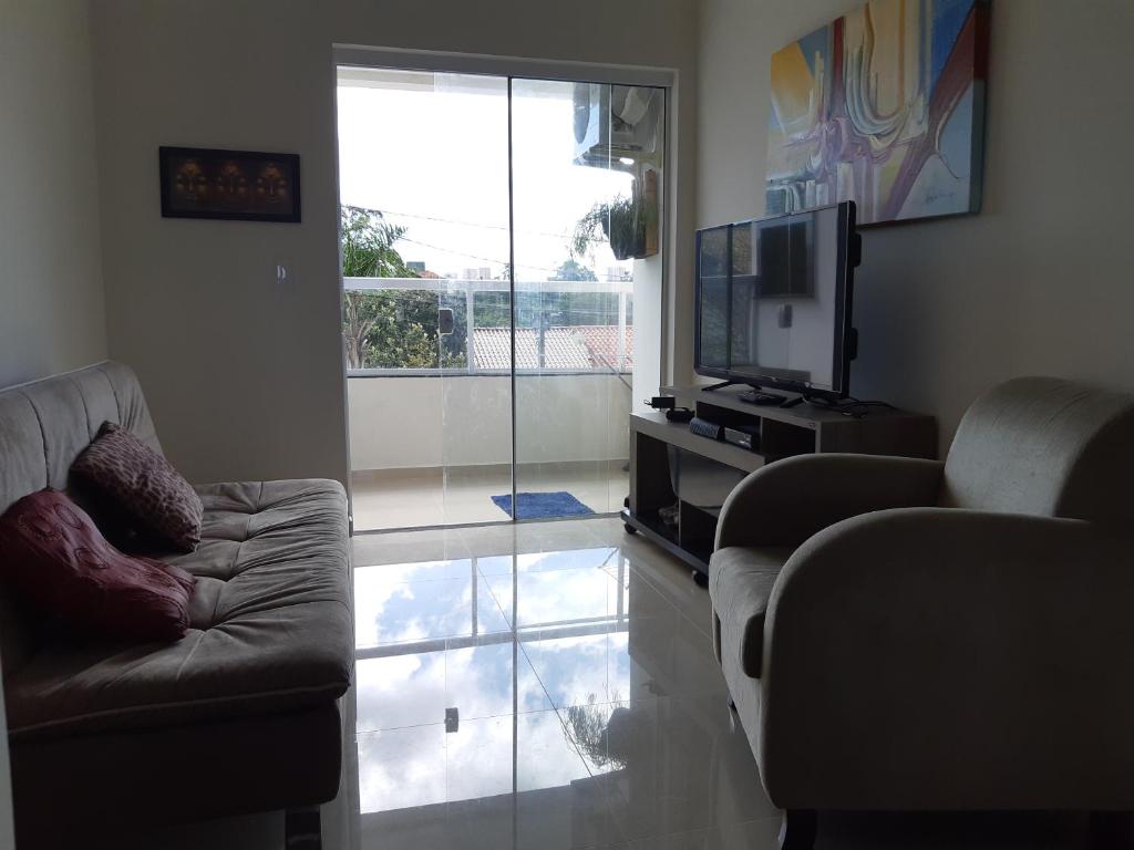 Apto 2 dorm a 750m da praia 전경