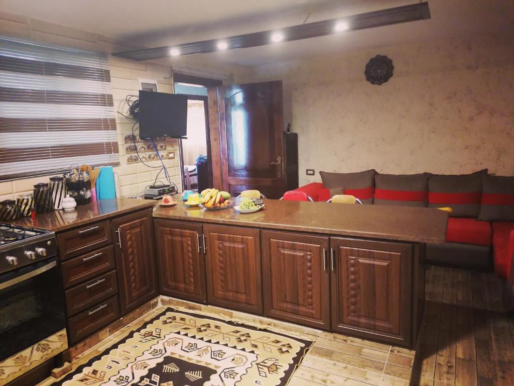 Kitchen, Ajloun Mihna Guest House in Ajloun