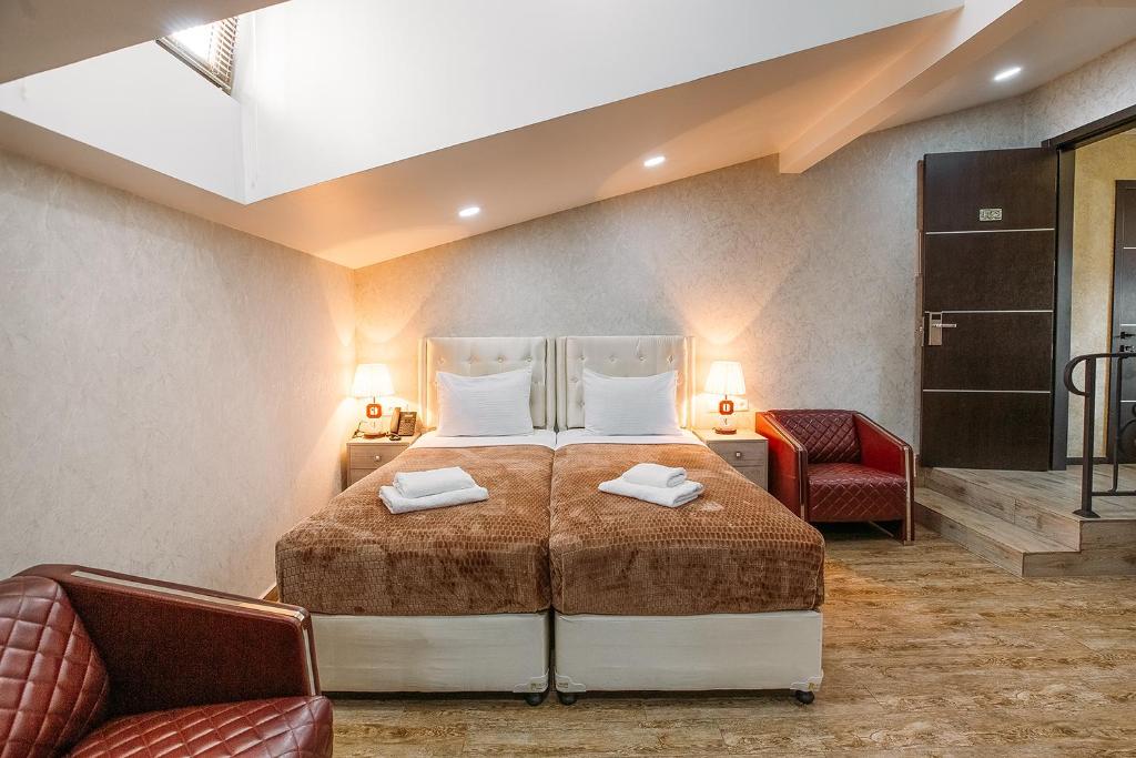 Pénztárcabarát szoba kétszemélyes ággyal vagy 2 külön ággyal