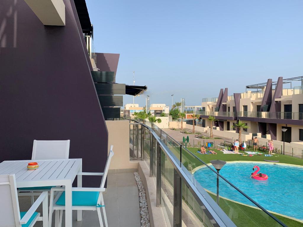 Higuericas Costa 412 - Rooftop terrace and pool view 300 m from beach - 3