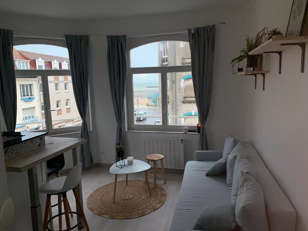 Appartement vue mer poste bleu, Malo-les-Bains