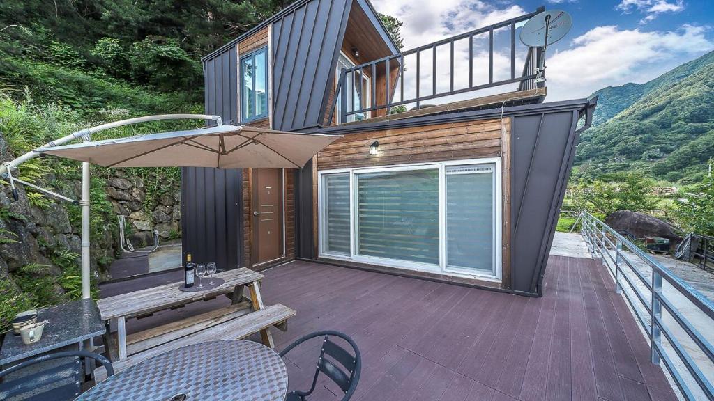 모꼬지 펜션 스파 시설