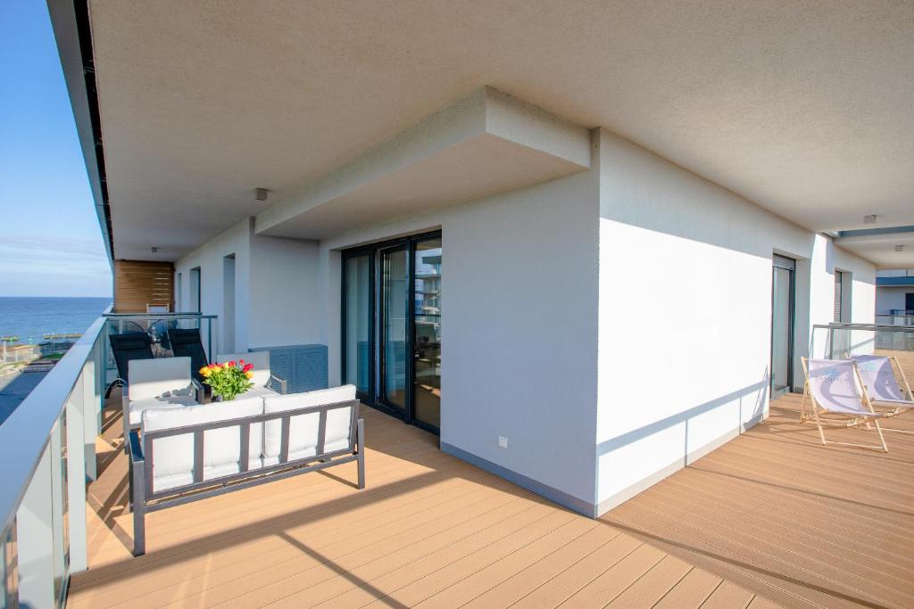Apartament TURKUSOWY Gardenia Dziwnow z widokiem na morze EPapartamenty photo
