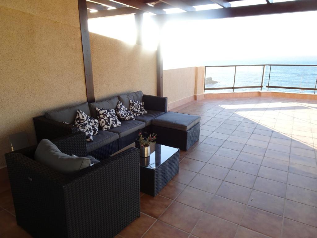 Gran terraza con espectaculares vistas al mar 전경