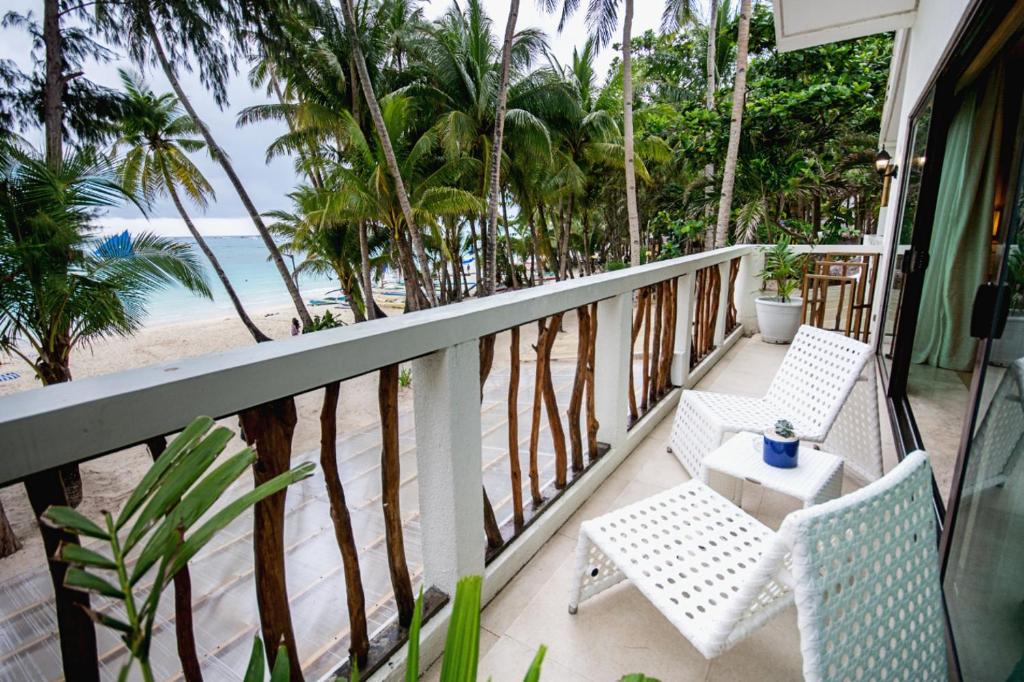 Balcony/terrace, Villa Caemilla Beach Boutique Hotel in Boracay Island