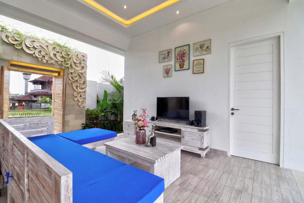 Villa Tirta Padi 3   BR with ricefield view photo