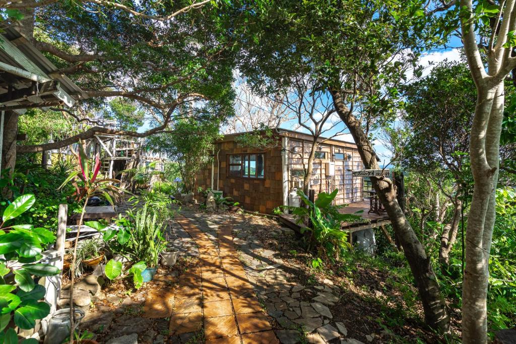 Exterior view, Tree-house Hotel Morinosubako in Okinawa Main island
