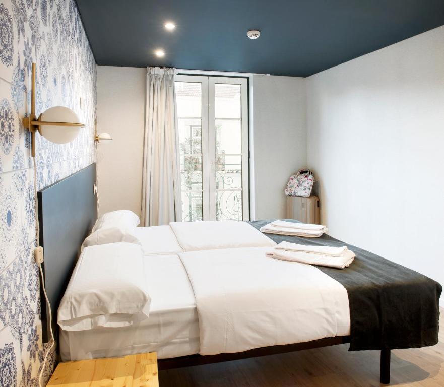 더 센트럴 하우스 리스본 바이샤의 로비 또는 도미토리 룸