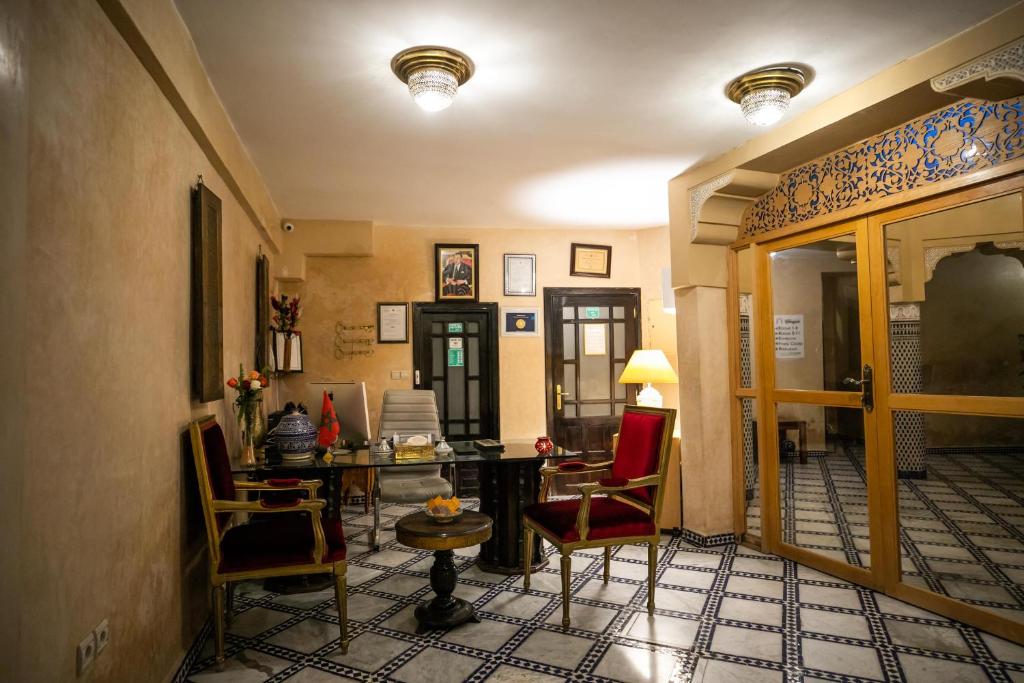 Lobby, Palais Houyam in Fes