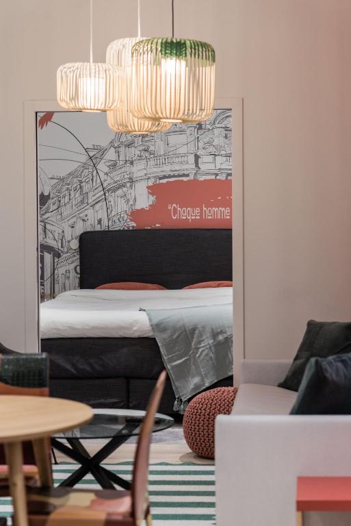 SUITE SARTRE : au cœur de la Rive Gauche, neuf, design, 2/4 personnes - 3