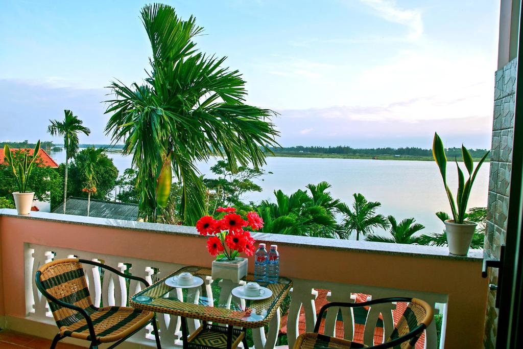 Balcony/terrace, Thu Bon Riverside Homestay  in Hoi An