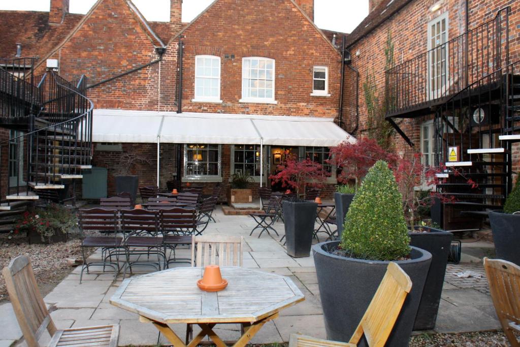 Cozy room or historic feature at The Bear Hotel