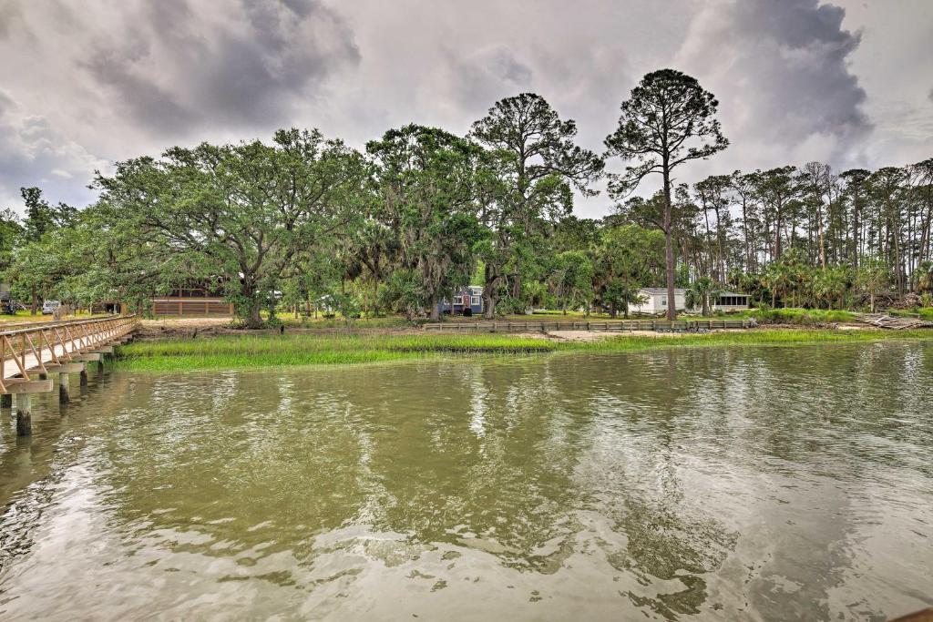 Waterfront Tiny House with Private Dock and Patio! photo