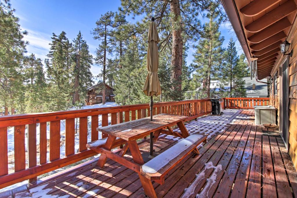 Rustic Fawnskin Home with Gas Grill - Walk to Lake! photo