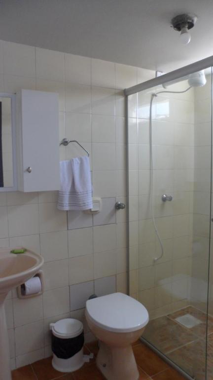 Shower, Apart Hotel La Cabana in Florianopolis