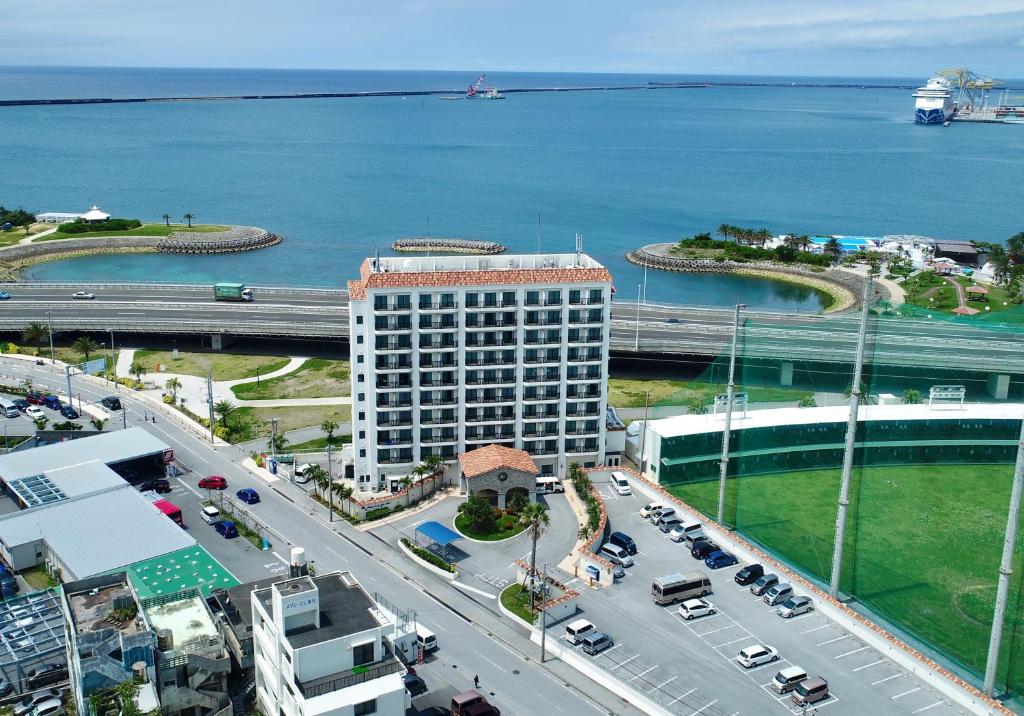 Exterior view, Naha Beach Side Hotel in Okinawa Main island