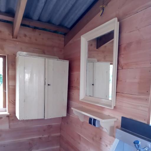 Pipowagen Lidewei Groningen Westerwolde unieke ligging met eigen tuin en vrij uitzicht over veld naa photo