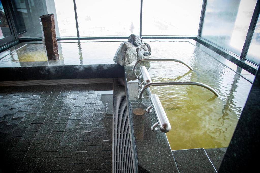 bain en source thermale 