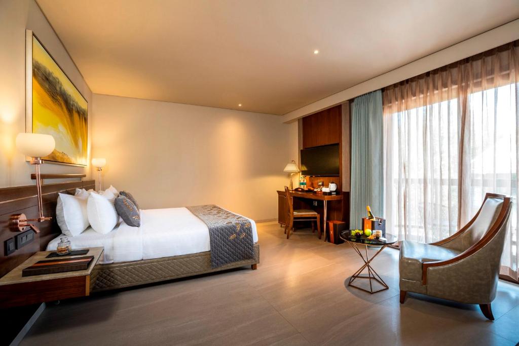 YU Hotel Candolim 共用ラウンジ/TVエリア