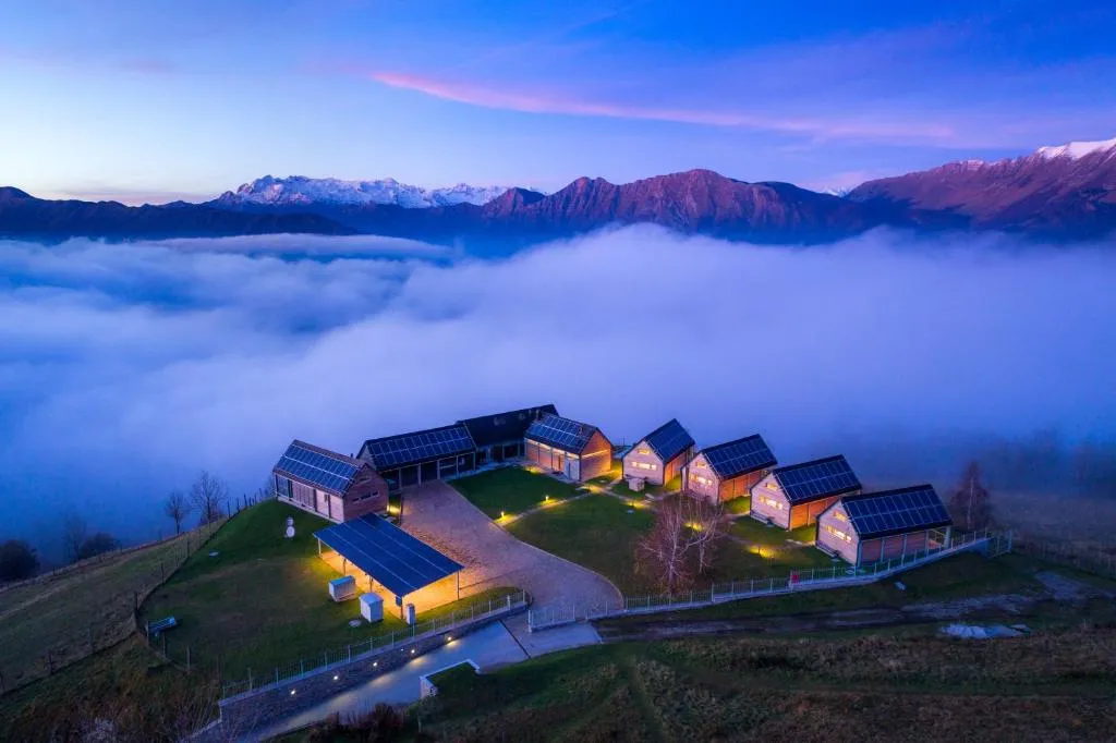 Nebesa Chalets, Above Kobarid, Slovenia