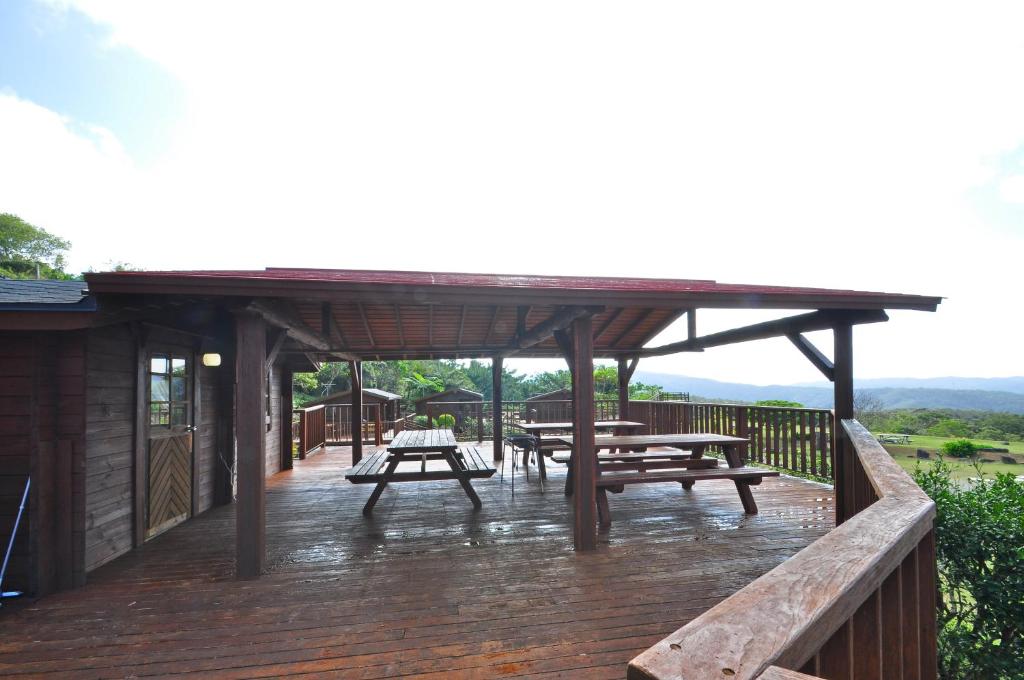 Balcony/terrace, Pension Yonahadake in Okinawa Main island