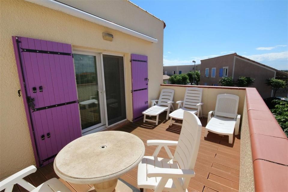 Belle villa 5 couchages 2 chambres 2 terrasses piscine commune dans résidence securisée à 200m de la mer LRMA23 - 2
