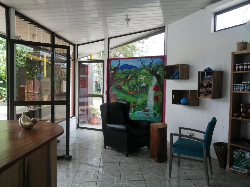 Lobby, Cabinas Cahuita in Cahuita