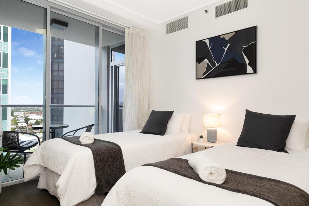 Executive 3 Bedroom Family Suite - Brisbane CBD - Views - Netflix - Fast Wifi - Free parking 전경