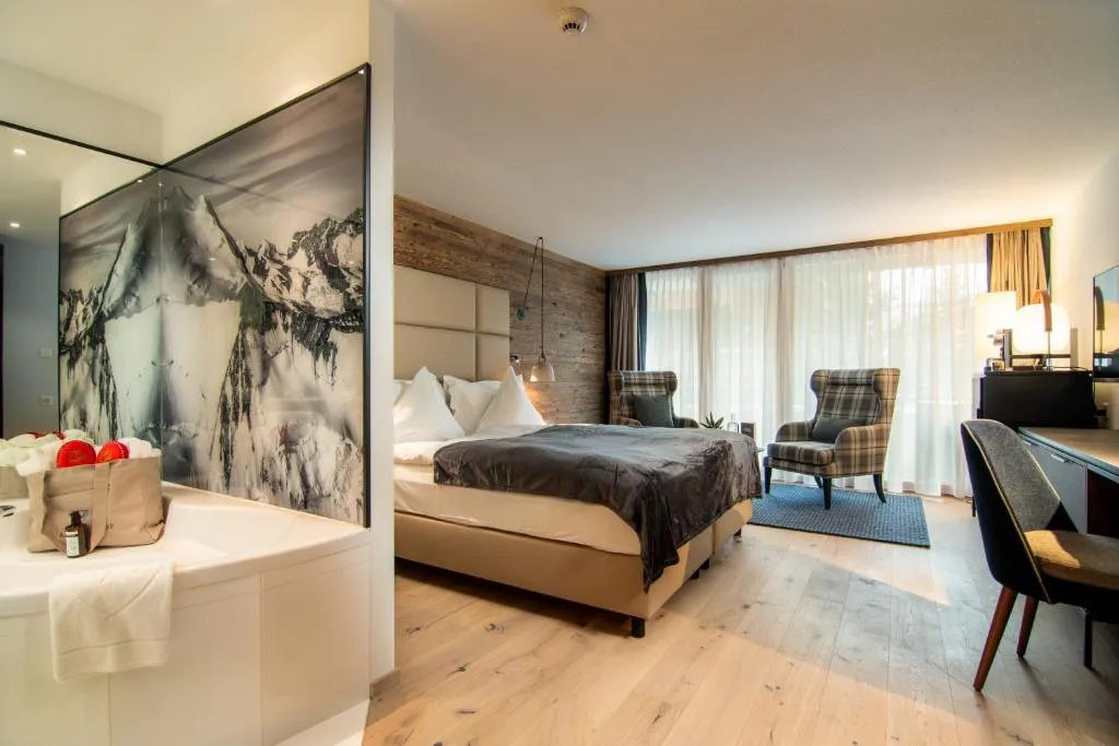 Walliserhof Grand-Hotel & Spa Relais & Châteaux，位于萨斯费的酒店