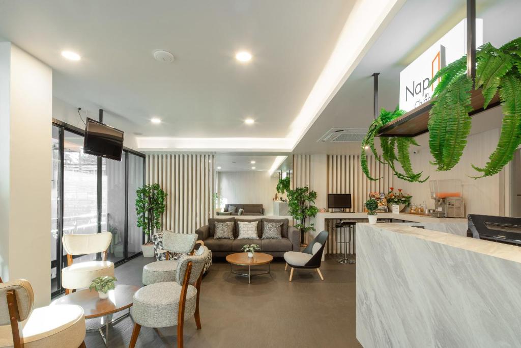 Shared lounge/TV area, Nap In Chiang Mai Hotel in Chiang Mai