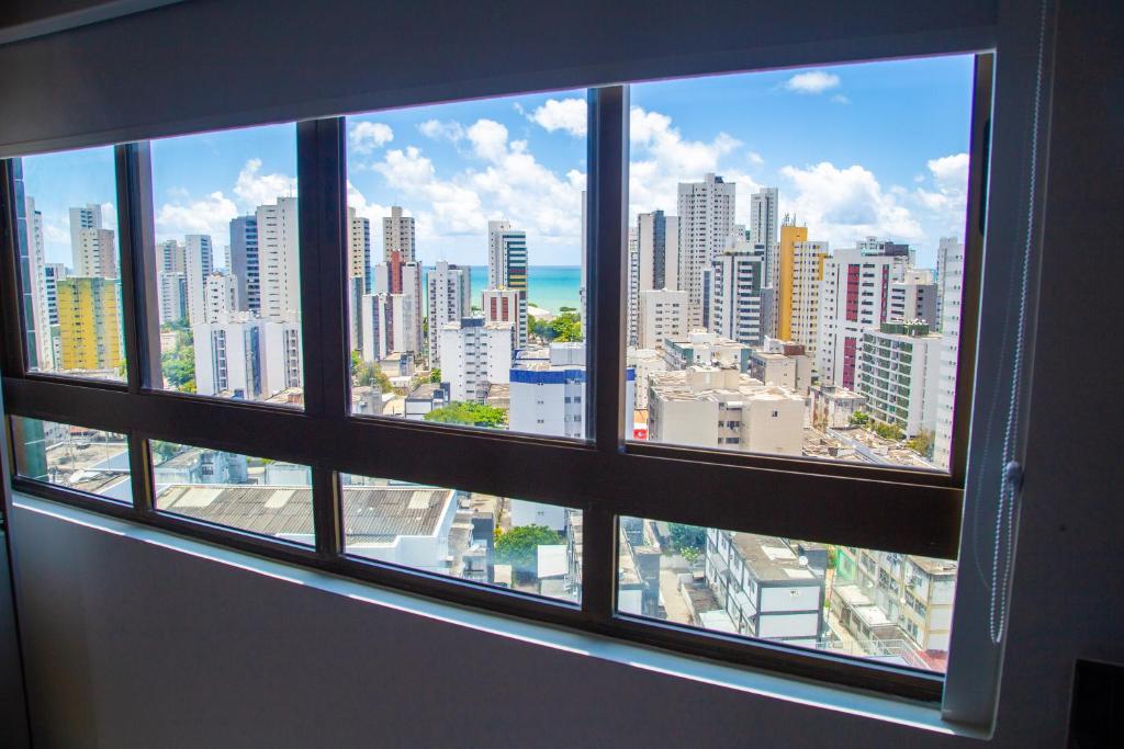 Flat no melhor de Boa Viagem, Vista para o mar, Andar Alto photo
