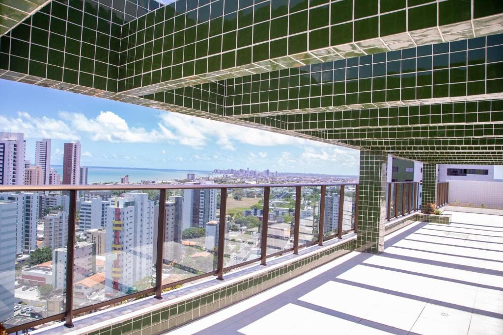 Flat no melhor de Boa Viagem, Vista para o mar, Andar Alto photo