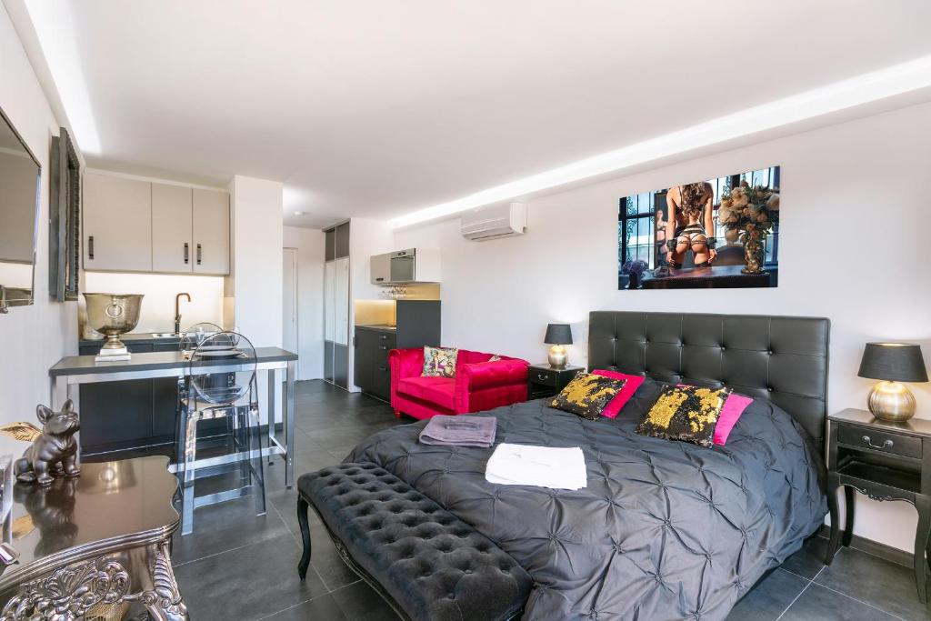 Le Barocci Port vénus - Appartement luxe - vue port - piscine - parking - Village Naturiste - 3