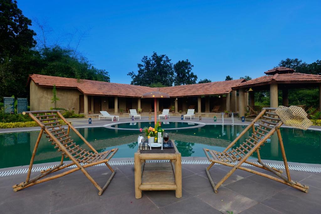 아라야크 리조트의 아늑한 객실 인테리어