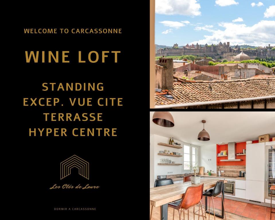 Wine Loft, Terrasse et Vue extraordinaire sur la cité médiévale - 3