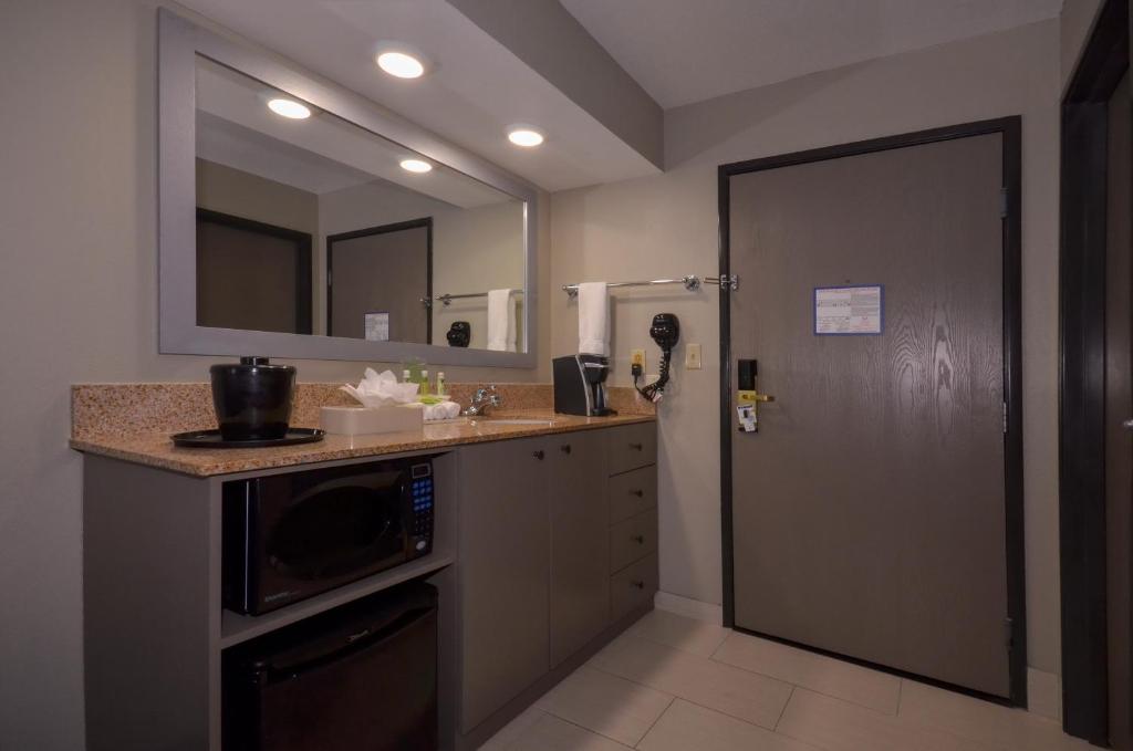 Holiday Inn Express & Suites Fayetteville University of Arkansas Area By IHG バスルーム（客室）