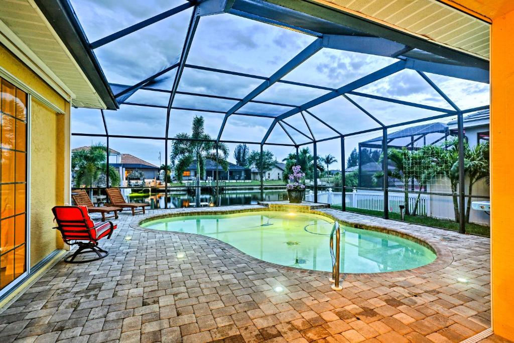 Cape Coral House with Private Dock, Pool and Bar!