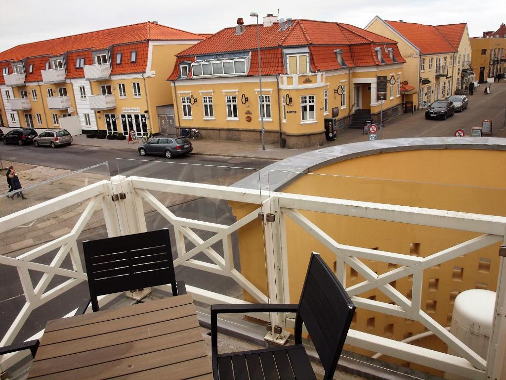Balcony/terrace, Plesners Havnelejligheder in Skagen
