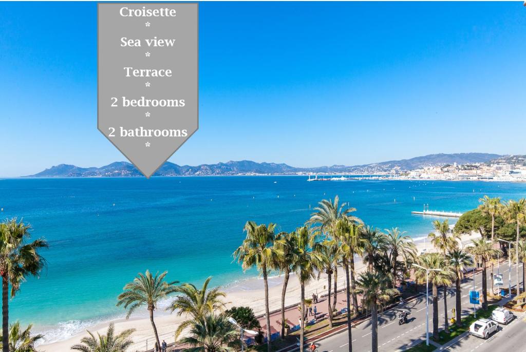 On la Croisette: luxe 2 bedrooms/ 2 baths - 1