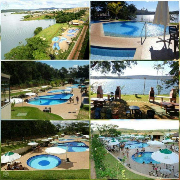 C405 - AP-ALDEIA DO LAGO COM COZINHA , CHURRASQUEIRA e bebidas liberadas no parque aquatico — Hotel in Caldas Novas