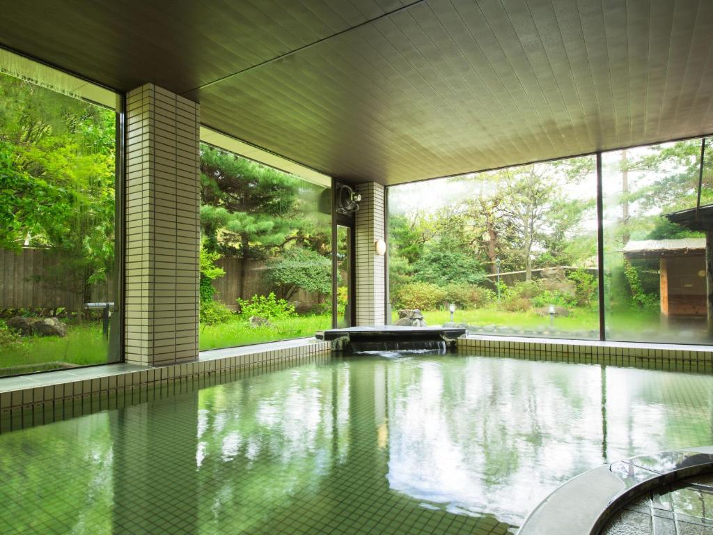 Hot spring bath, KAMENOI HOTEL AKITA YUZE in Kazuno