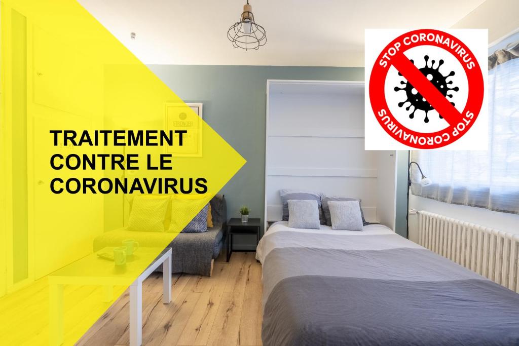 Cosy Studio 110 - Chambéry centre - Stationnement - Gare, Chambéry