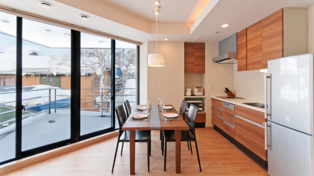 Kitchen, Private Apartments AKAZORA in Niseko