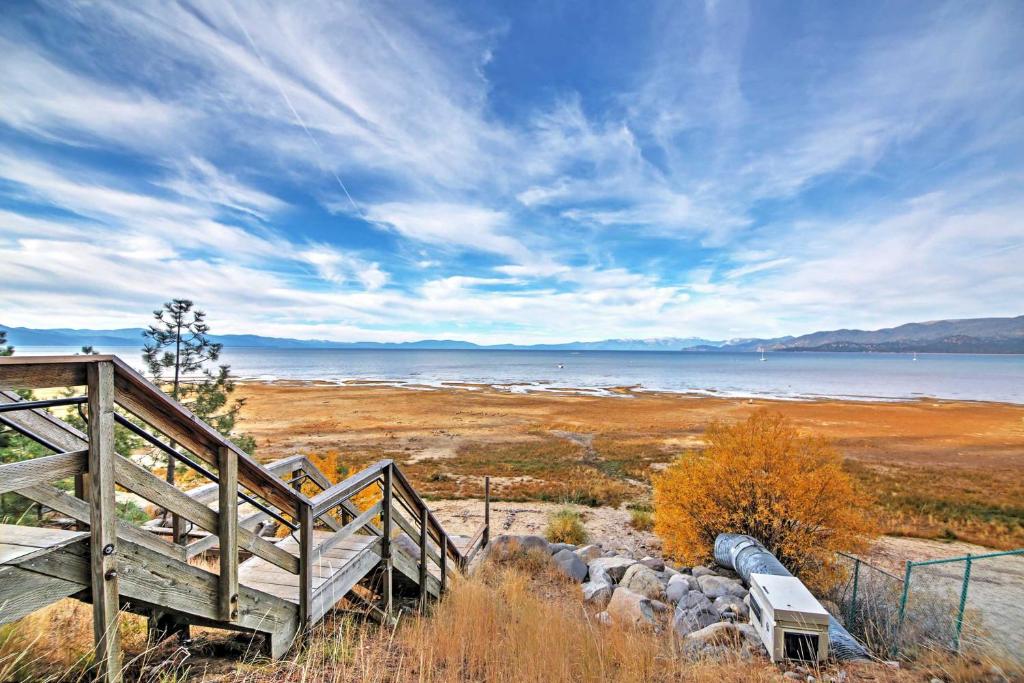 South Lake Tahoe Waterfront Home Steps to Shore!