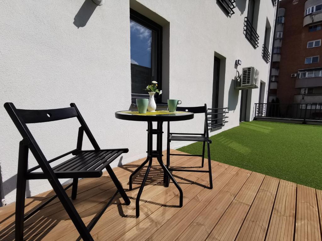 TCI Apartments バルコニー/テラス